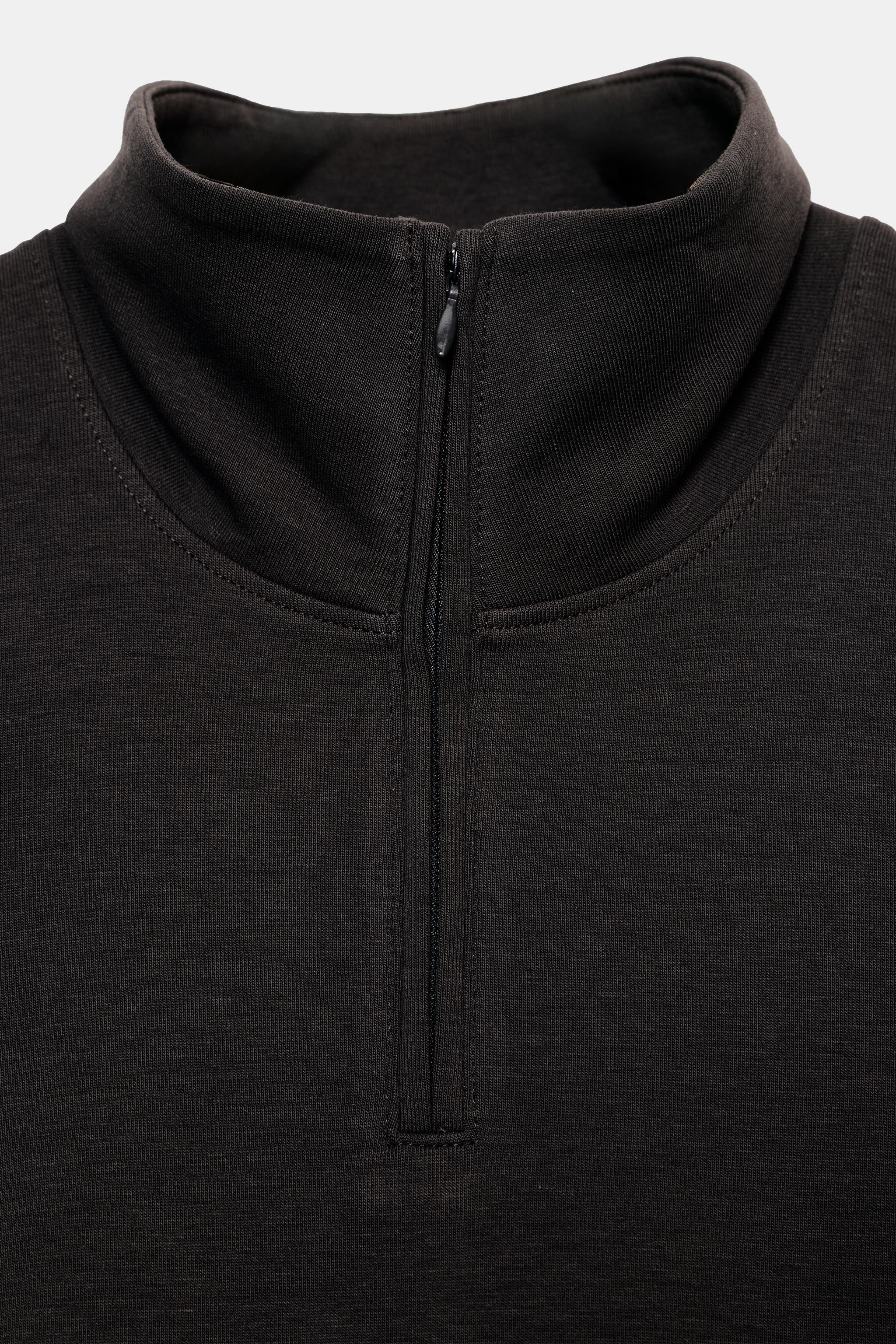INTERLOCK POLO SWEATSHIRT